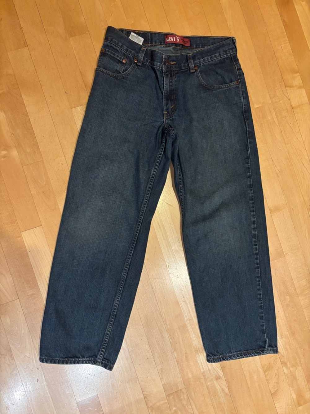 Levi's Men's Dark Blue Straight-Leg Jeans